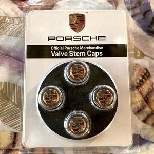 Porsche Tire Valve Stem Caps